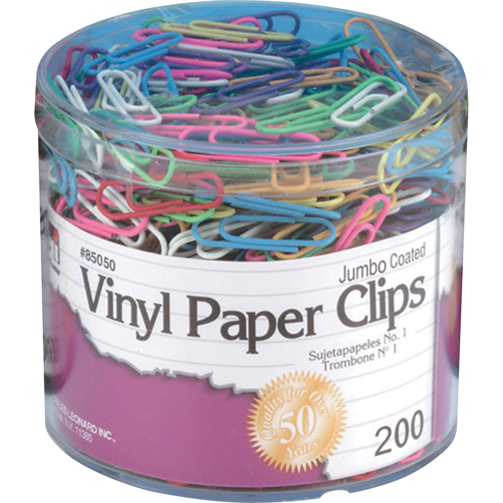 Jumbo Vinyl Paper Clips