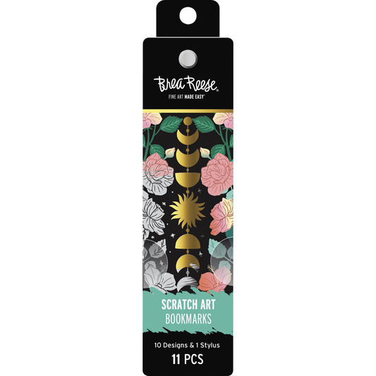 Celestial Scratch Art Bookmarks