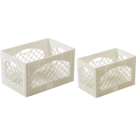 Stackable Storage Crate Set