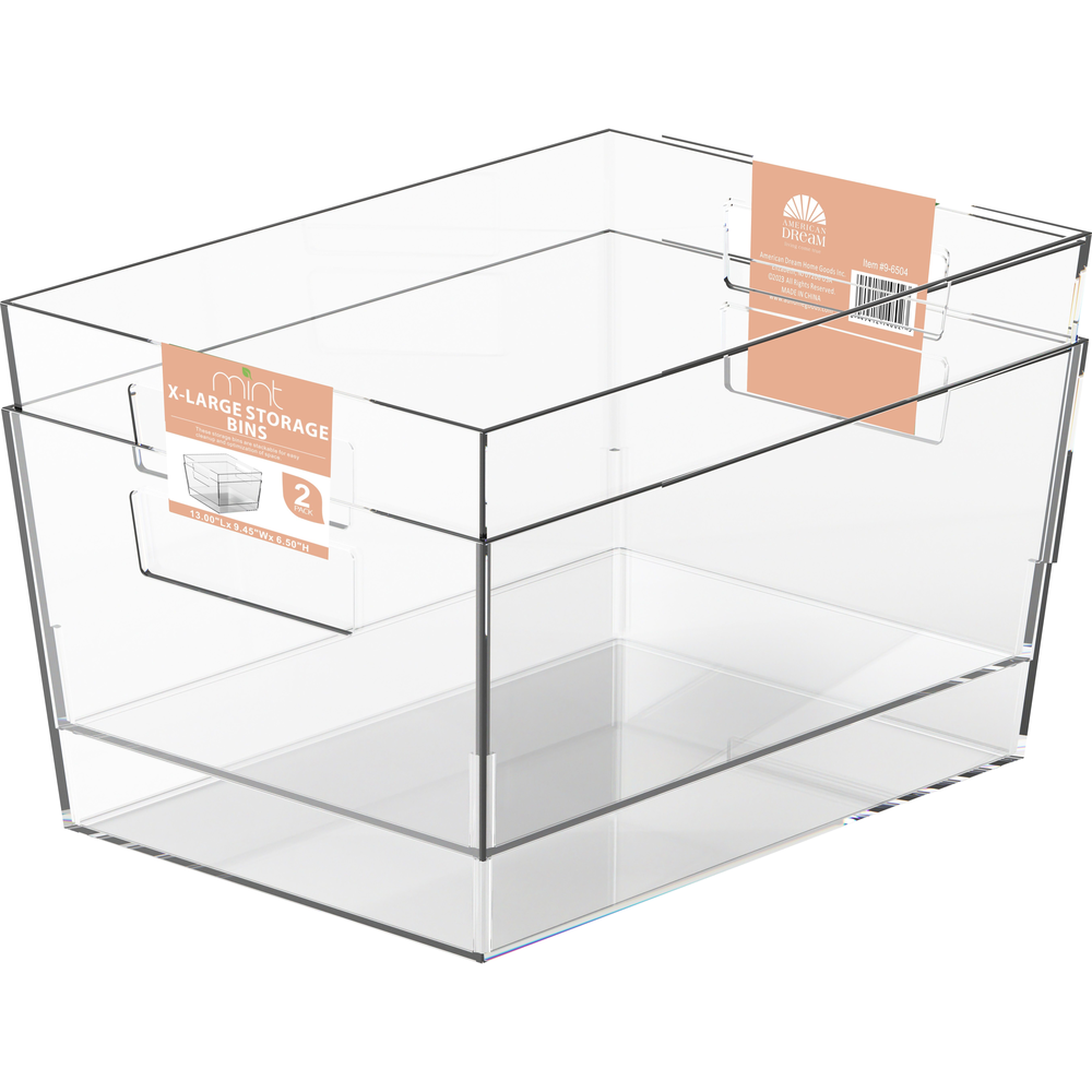 Storage Bins with Handles