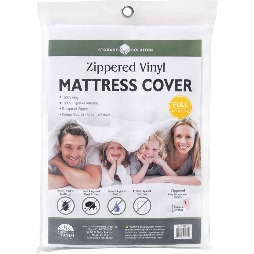 Full PVC Mattress Cover with Zipper