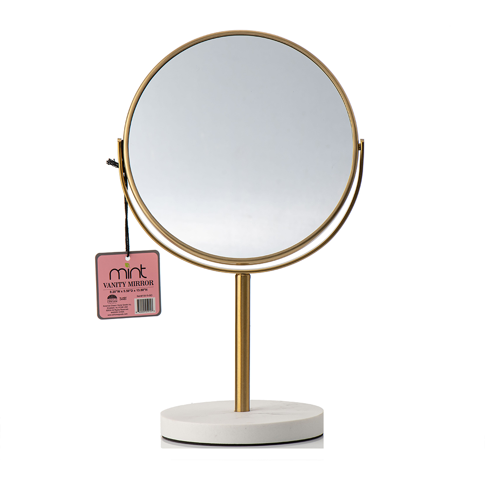 Closer Look 360 Rotation Tabletop Vanity Mirror