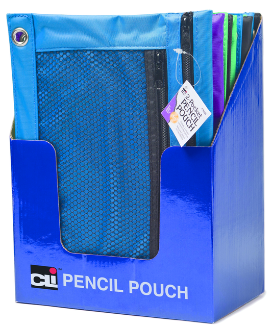 Pencil Pouch 2 Pocket Display