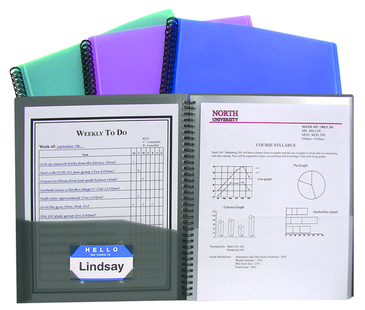 Poly 8-Pocket Poly Portfolio