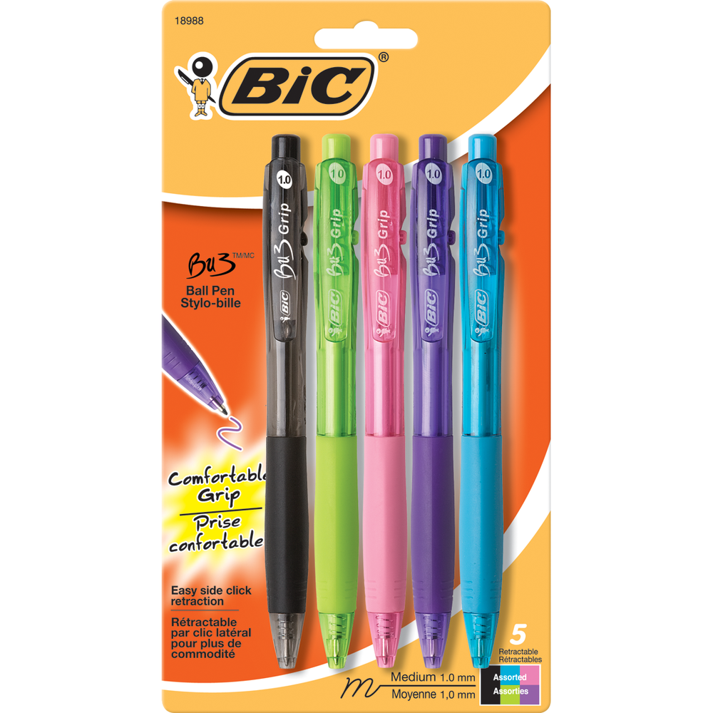BU3 Grip Retractable Ballpoint Pen