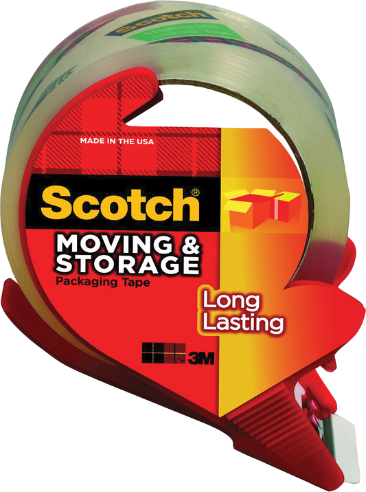 Scotch Long-Lasting Moving Tape w/Dispenser