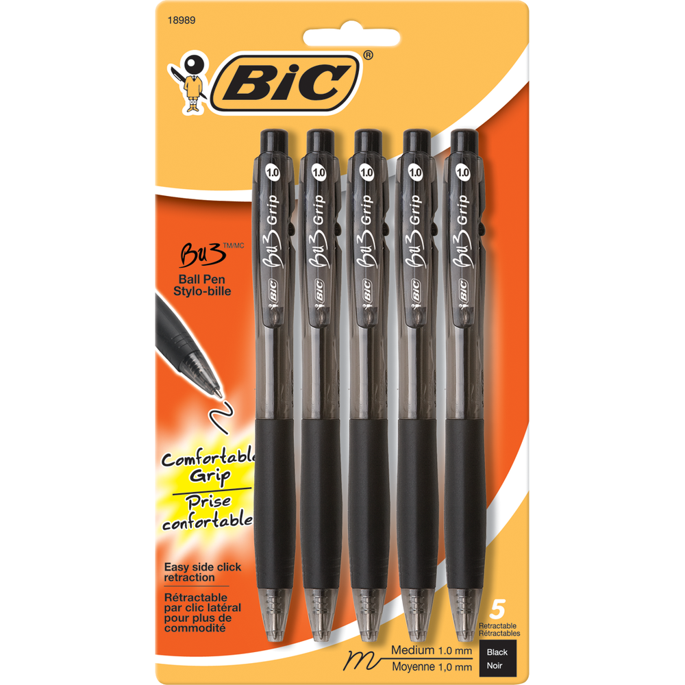 BU3 Grip Retractable Ballpoint Pen