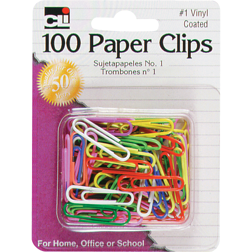Paper Clips Vinyl Coated