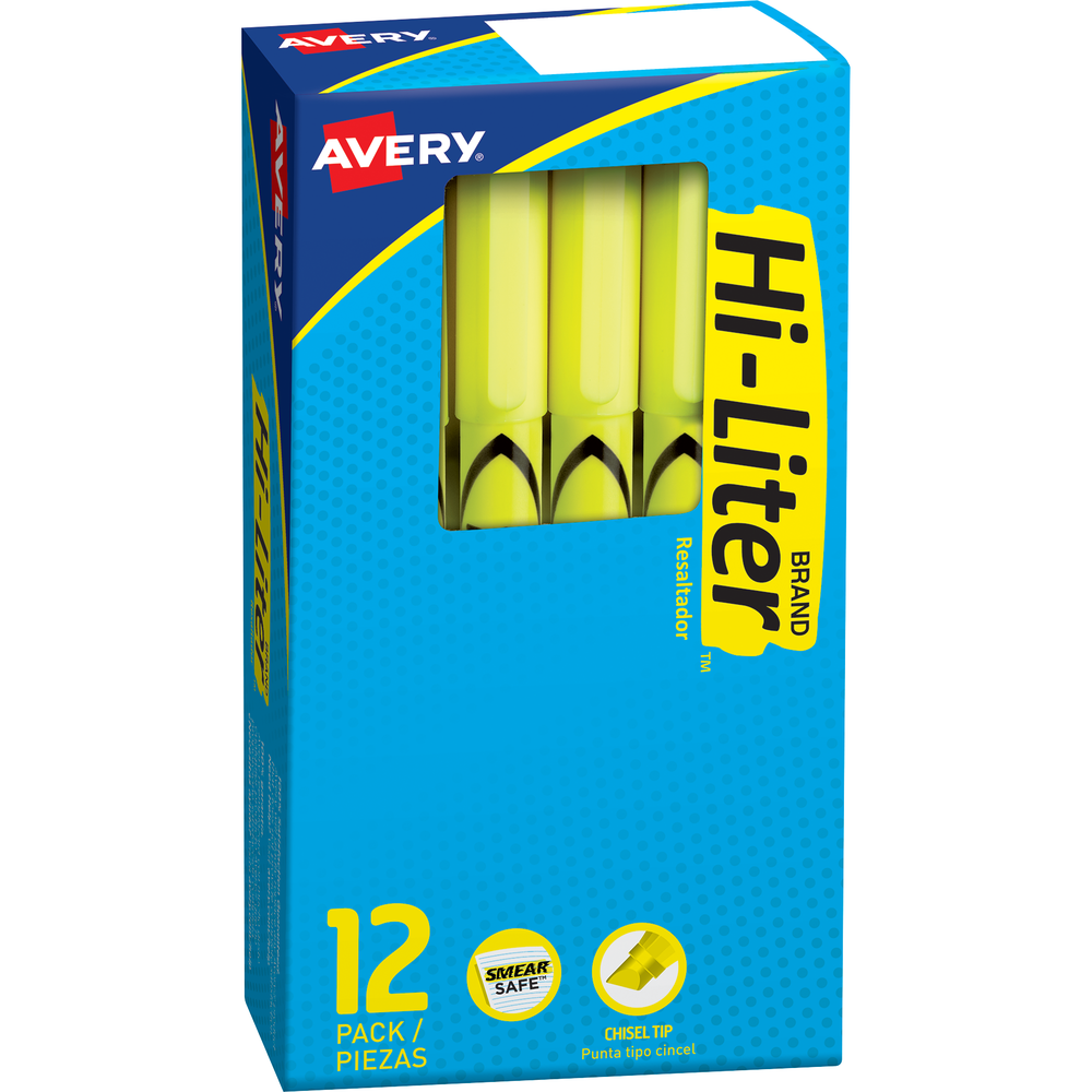 HI-LITER Pen Style Fluorescent Highlighter