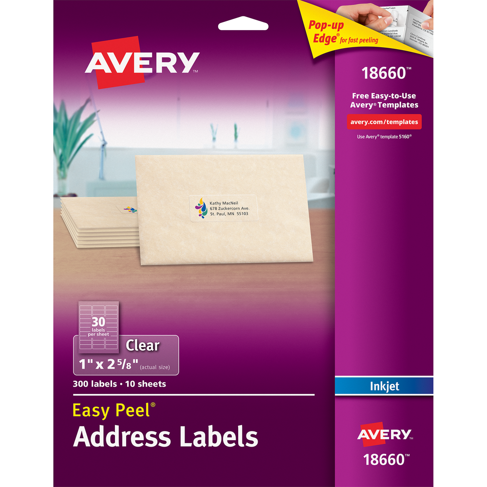 Easy Peel Printable Address Label Laser InkJet