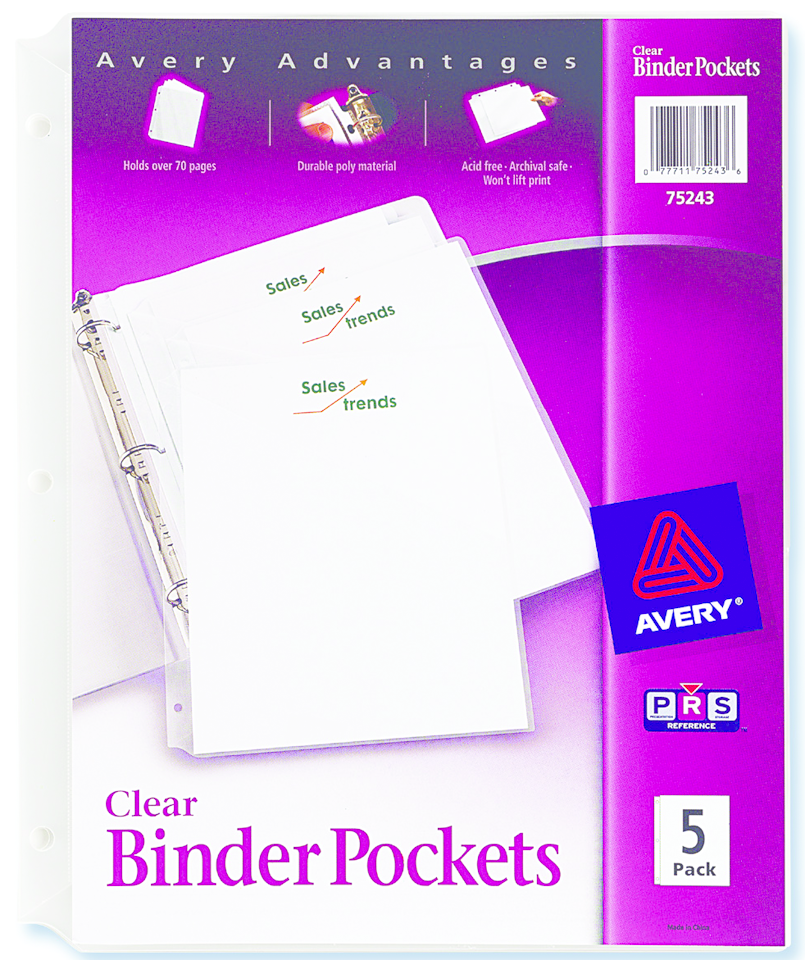 Poly Binder Pocket