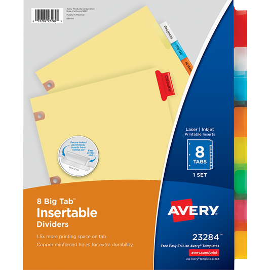 Big Tab Insertable Divider