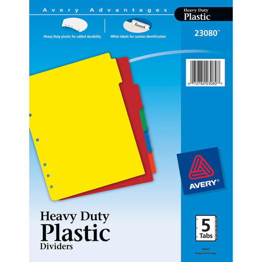 Avery Heavy-Duty Plastic Divider