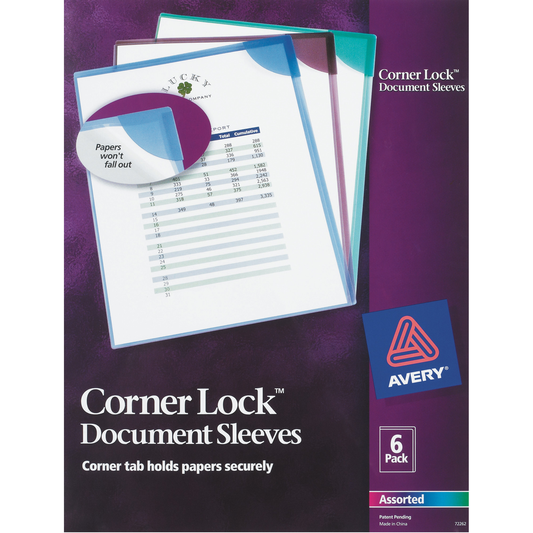 Corner Lock Document Sleeve