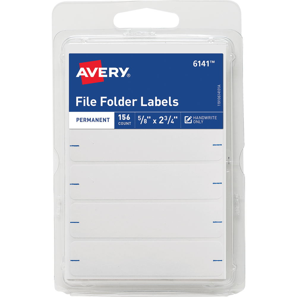 Permanent File Folder Labels
