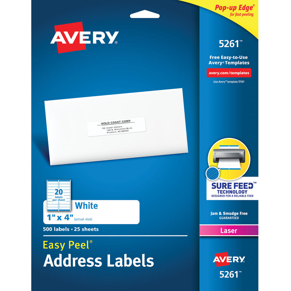 Easy Peel Printable Address Label Laser