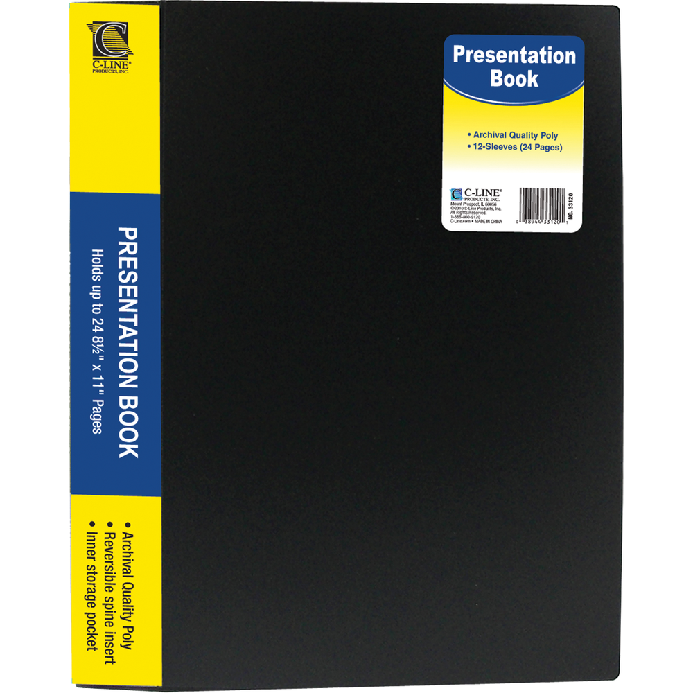 Bound Sheet Protector Presentation Book
