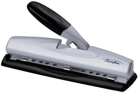 Swingline LightTouch Desktop Three-Hole Paper Punch