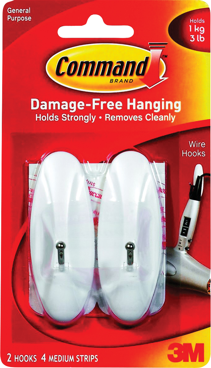 Command Adhesive Wire Hook