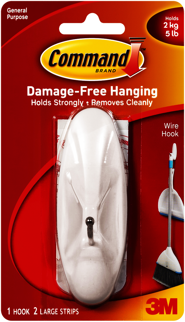 Command Adhesive Wire Hook