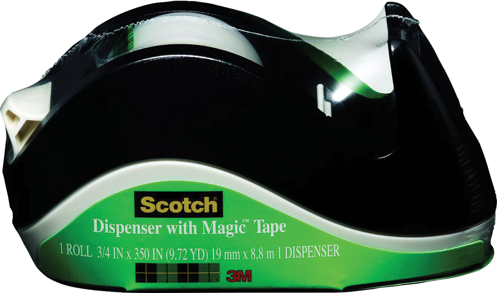 Scotch Magic Tape Desk Dispenser w/Tape