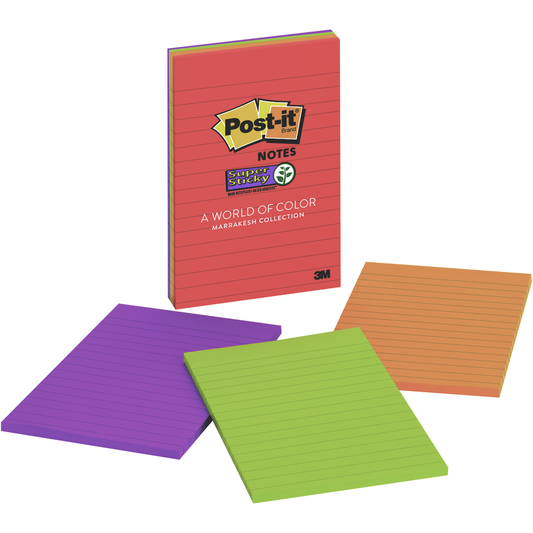 Post-it Lined Super Sticky Notes