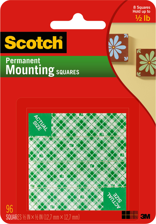 Scotch Permanent Mounting Squares