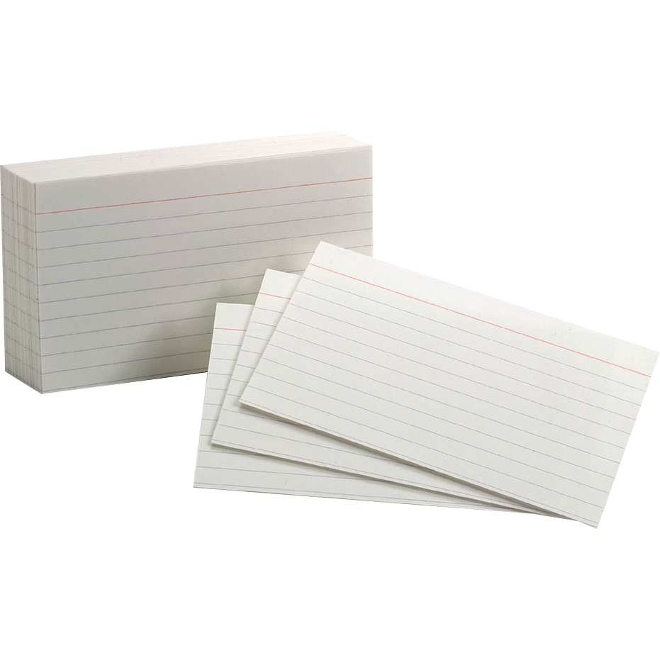 Oxford Index Cards