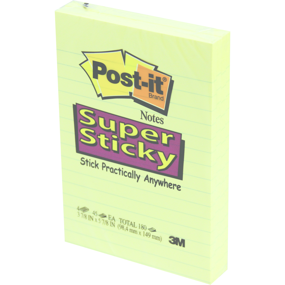 Post-it Lined Super Sticky Notes