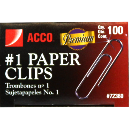 ACCO Premium Paper Clips