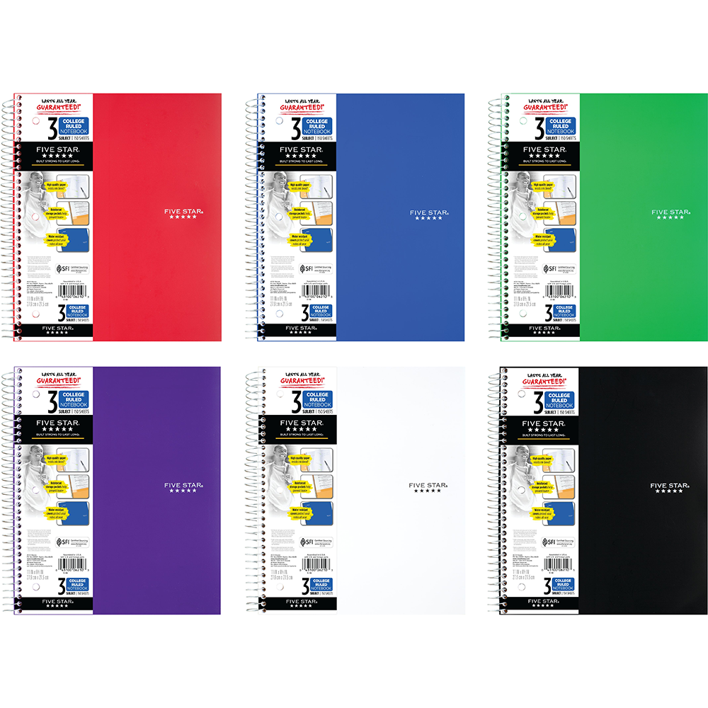 Five Star Wirebound Notebook