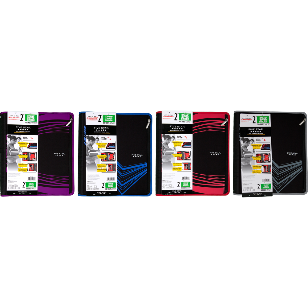 Five Star Xpanz Zipper Binder