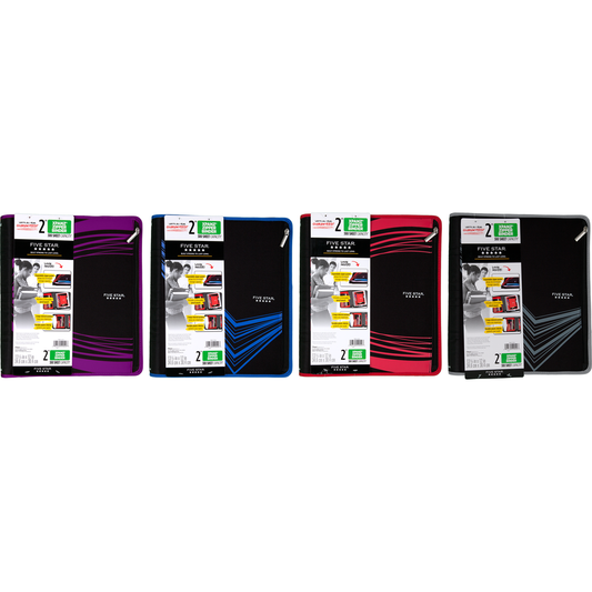 Five Star Xpanz Zipper Binder