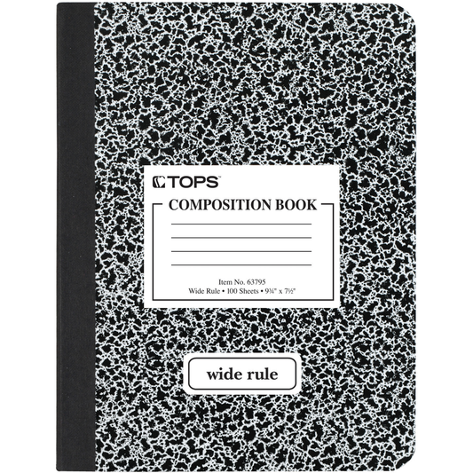 TOPS Hard Cover Composition Book