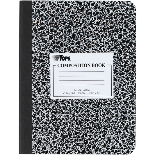 TOPS Hard Cover Composition Book