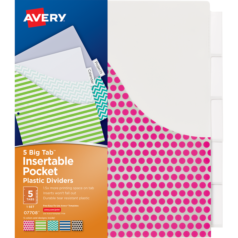 Big Tab Insertable Divider