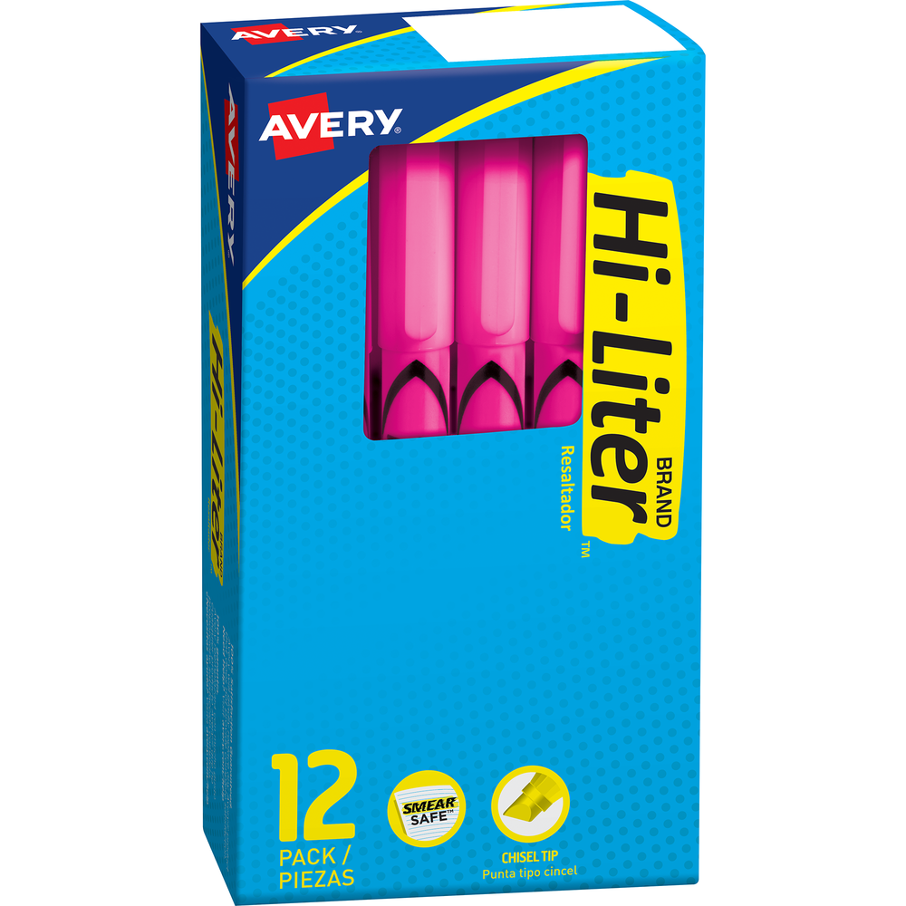 HI-LITER Pen Style Fluorescent Highlighter