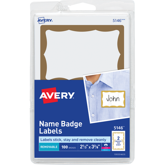 Printable Adhesive Name Badge