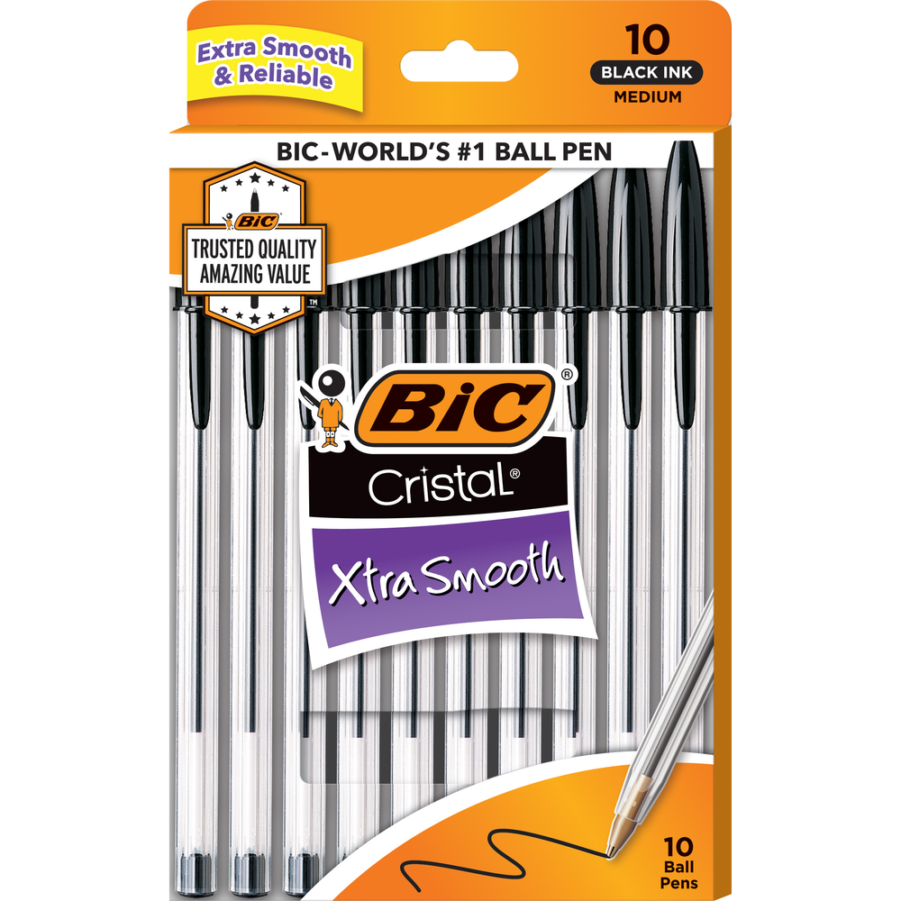 Cristal Xtra Smooth Stic Ballpoint Pen