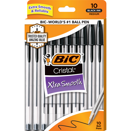 Cristal Xtra Smooth Stic Ballpoint Pen
