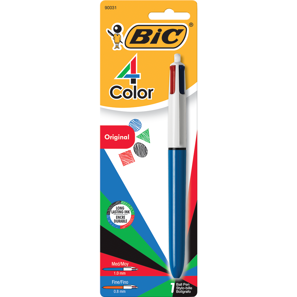 4-Color Retractable Ballpoint Pen