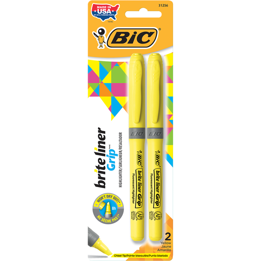 Brite Liner Grip Pen Style Highlighter