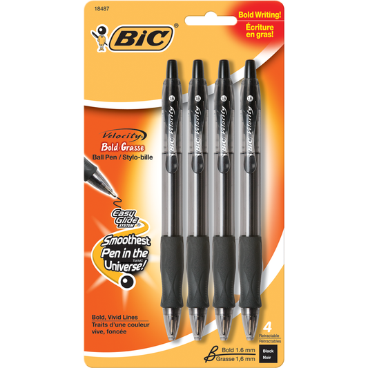 Glide Velocity Bold Retractable Ballpoint Pen