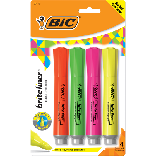 Brite Liner Grip Tank Style Highlighter
