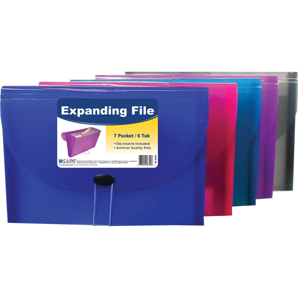 Poly Expanding File 7 Pocket