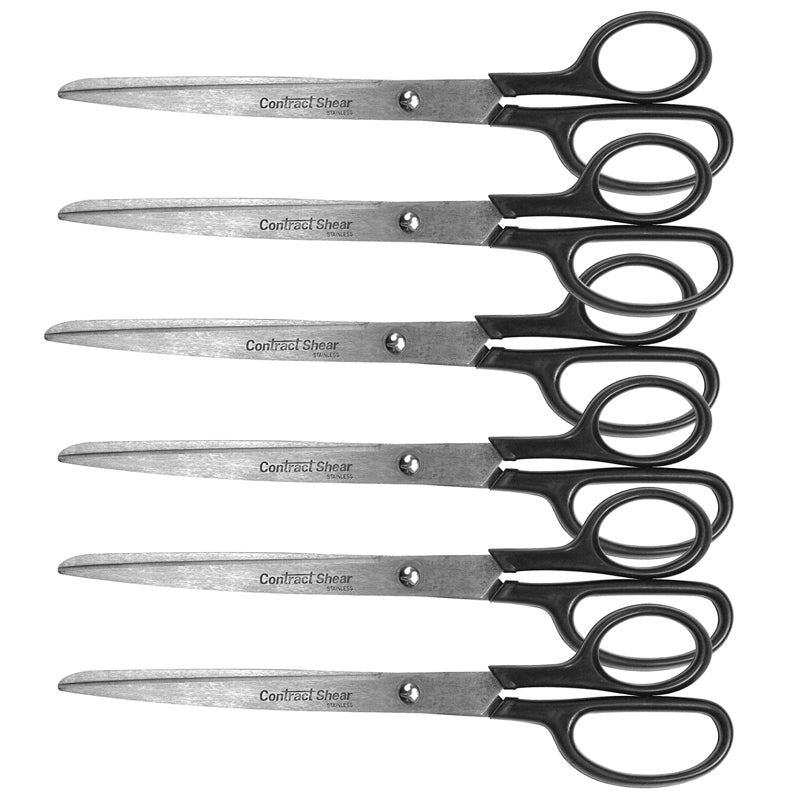 (6 EA) TEACHER/OFFICE SHEARS 9IN