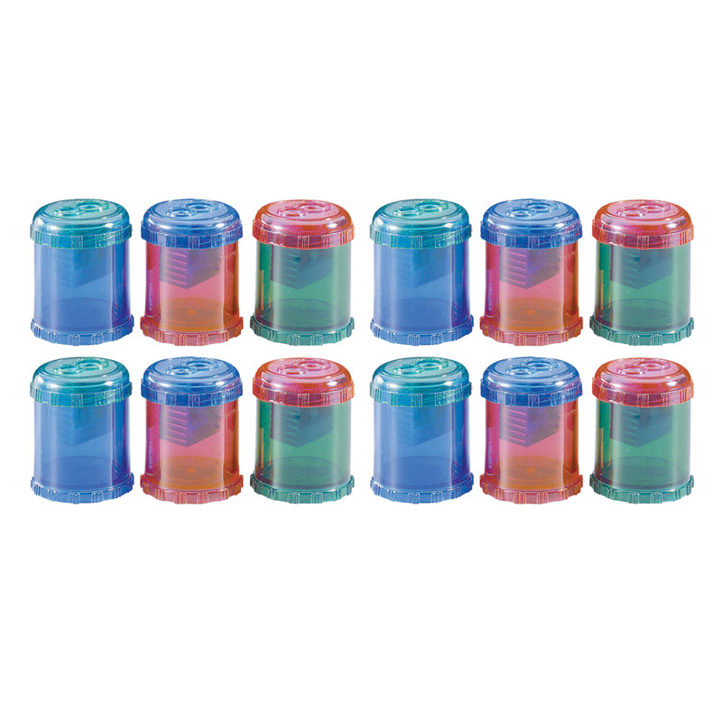 (12 EA) PENCIL SHARPENER 2 HOLE