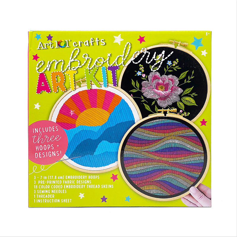 ART 101 EMBROIDERY ART KIT