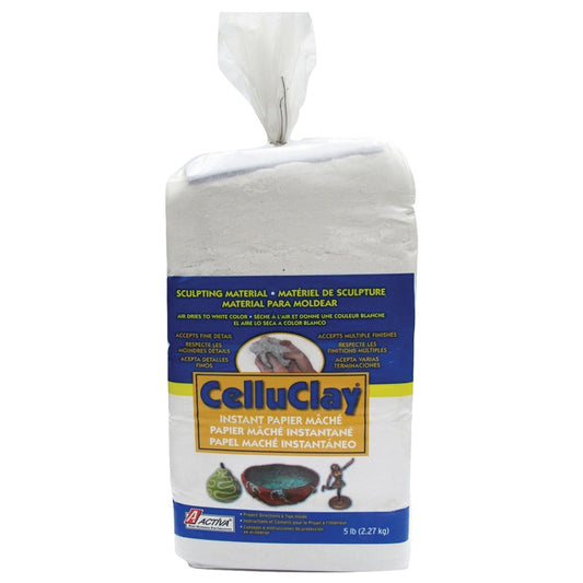 CELLUCLAY BRIGHT WHITE 5 LB PACKAGE