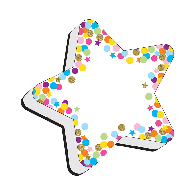 MAGNETIC ERASERS STAR CONFETTI